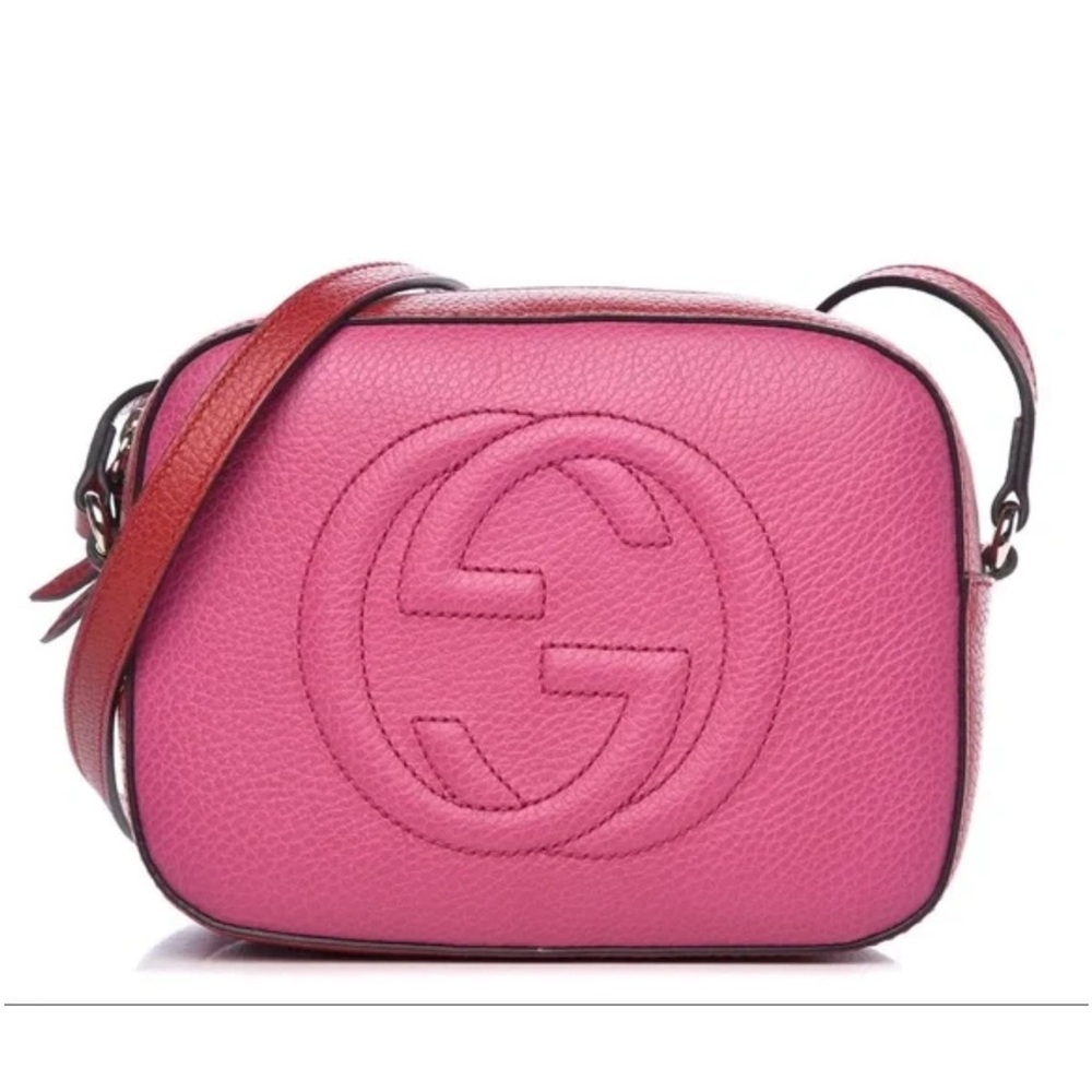 Gucci Red and Pink Crossbody Bag